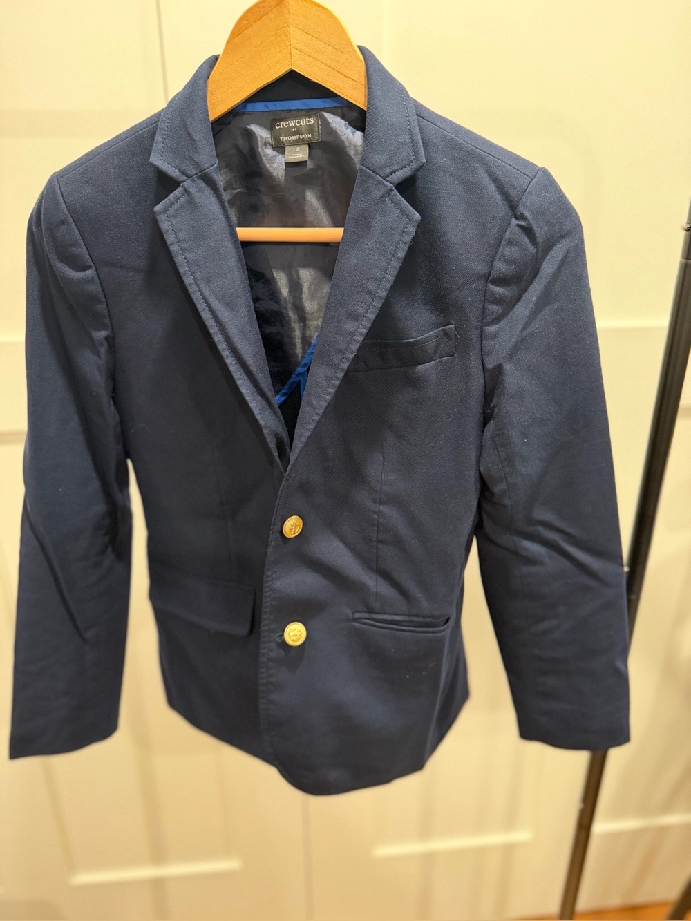 Crewcuts Navy Blue Boys' Blazer with Gold Buttons